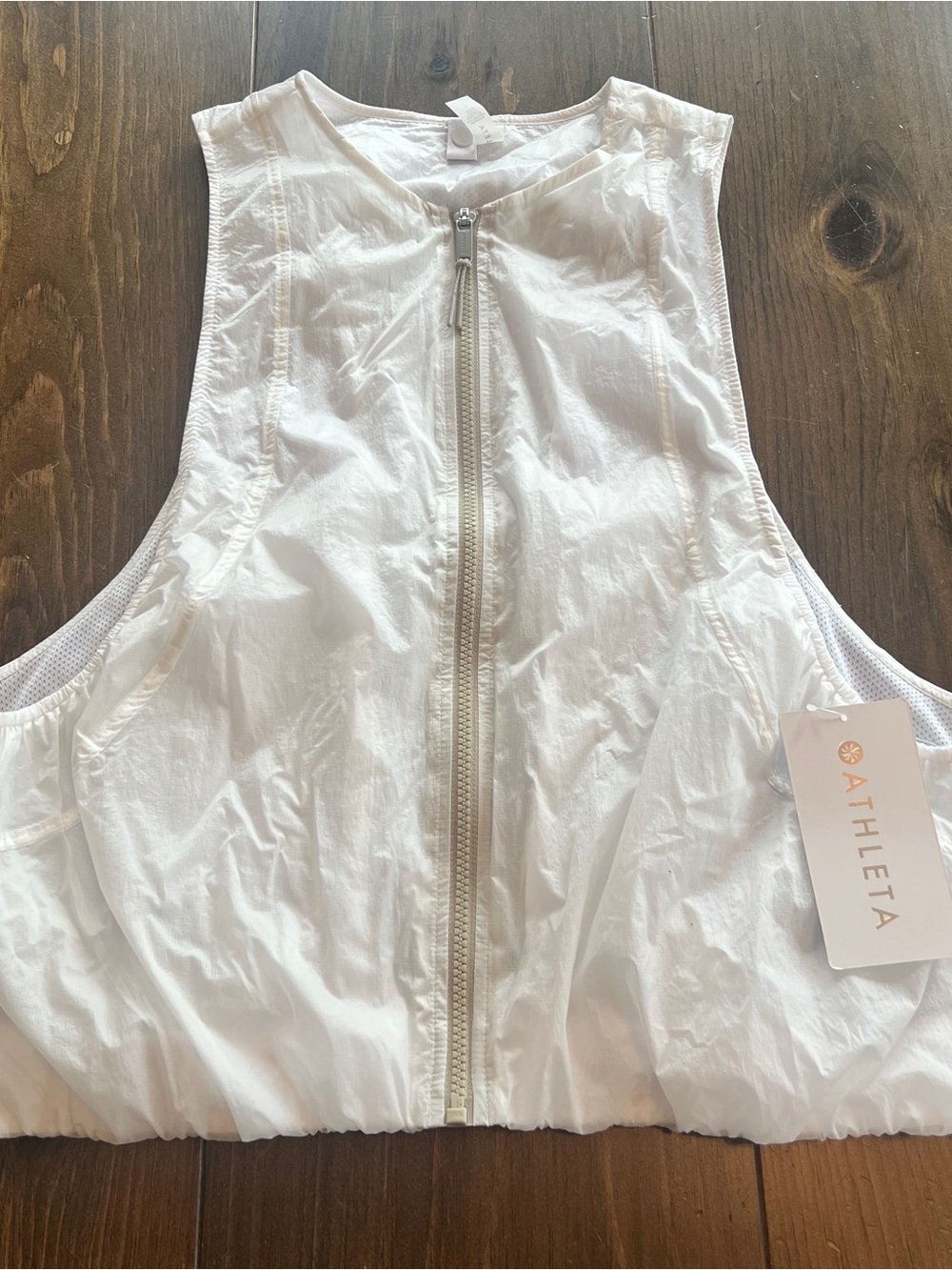 Athleta White Power Serve Jacket-small